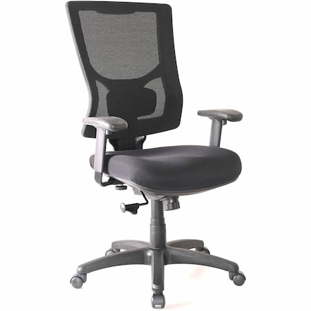 Lorell Conjure High-Back Swivel/Tilt Office Chair, Black LLR62018